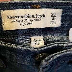 Abercrombie high rise skinny jeans